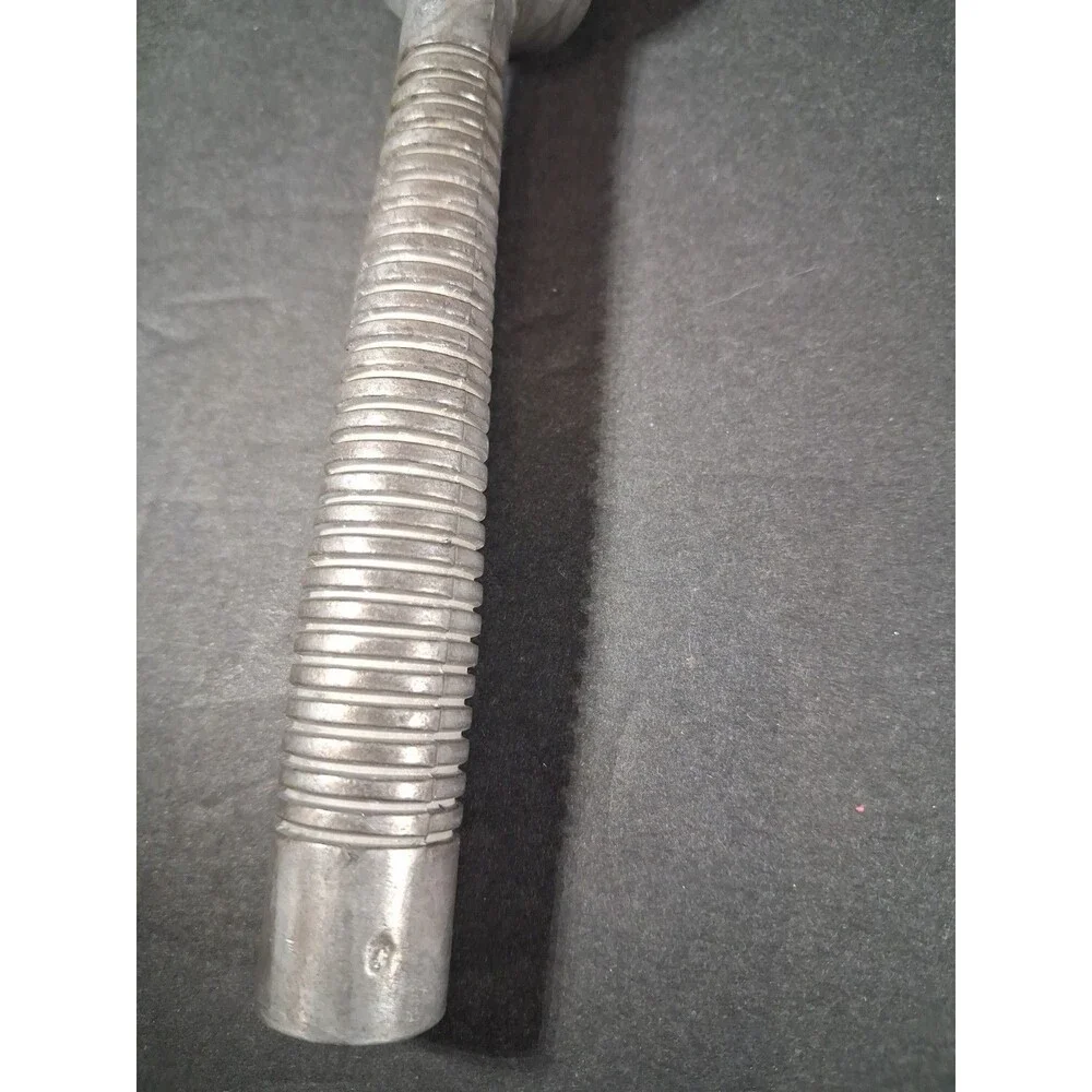 Vintage Aluminum Ice Cream Scoop Ribbed Handle Metal Kitchenware Retro